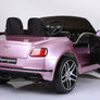 Bentley continental 12 volts voiture électrique enfant rose