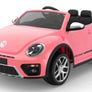 Volkswagen New Beetle Rose Voiture enfant électrique 12 volts DUNE