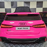 Audi RS6 Version monoplace 12 volts 2026