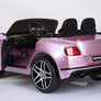 Bentley continental 12 volts voiture électrique enfant rose