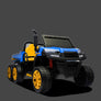 Big Farmer 6 roues 4 moteurs 2 places avec Benne avec bascule- 2 Versions- 4 x 120 watts ou 4 x 35 watts